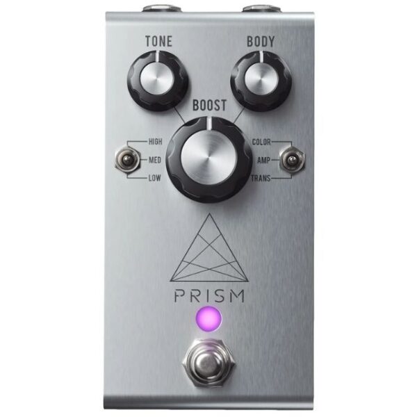 Jackson Audio Prism Boost Pedal - Stainless Steel Silver