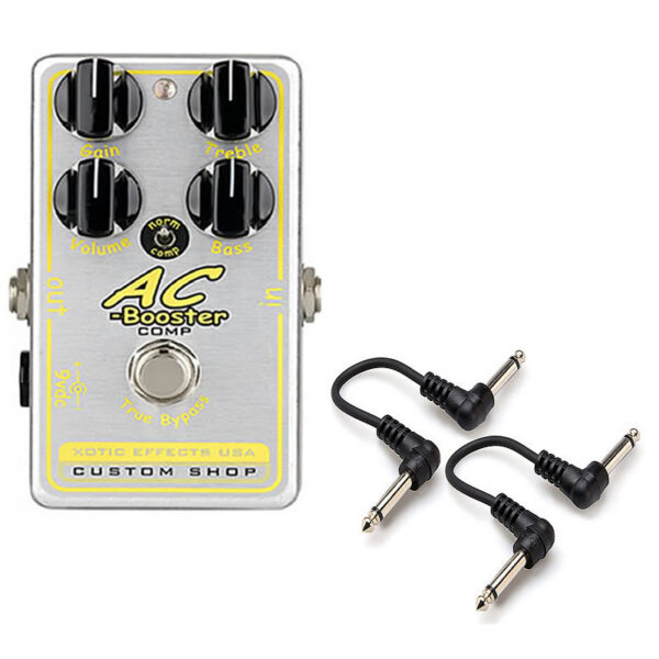 Xotic AC Booster Comp Pedal + 2 Free 6" Cables