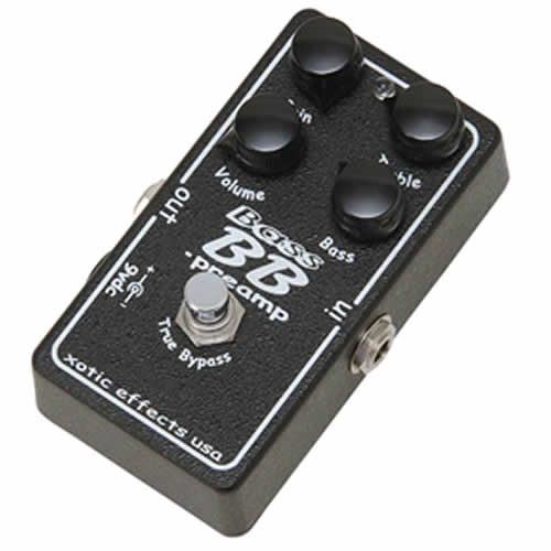 Xotic Bass BB Preamp Distortion Booster + 2 Patch Cables - Image 2