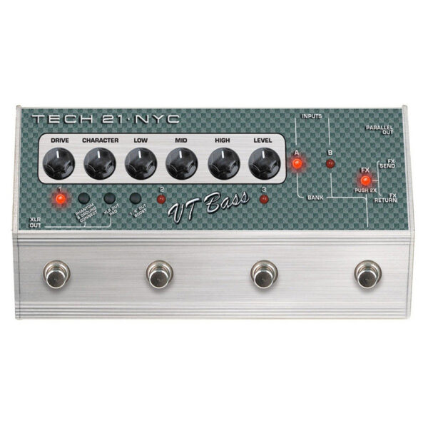 Tech 21 SansAmp VT Bass Deluxe Programmable DI/Preamp