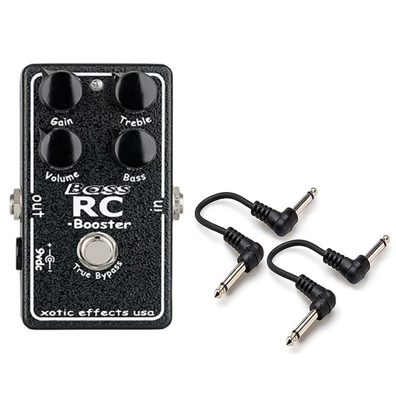 Xotic Bass RC Booster Pedal + 2 Free 6" Cables