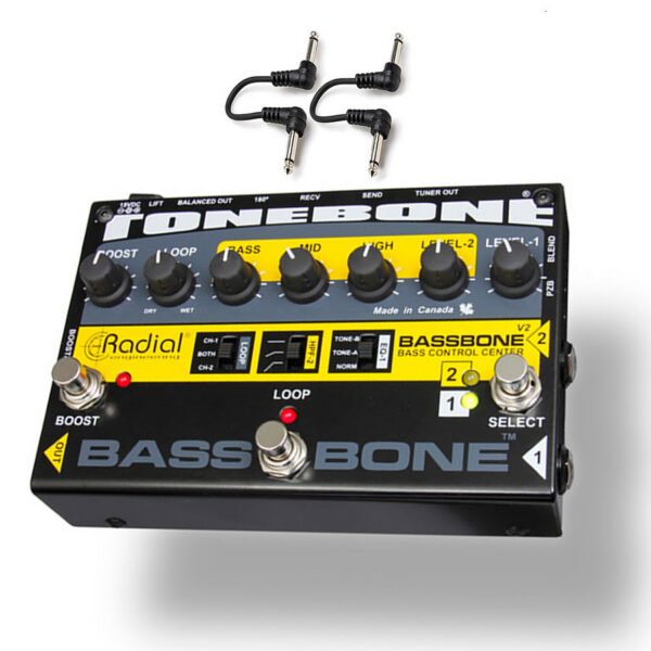 Radial Tonebone Bassbone V2 Bass Preamp/DI + Cables