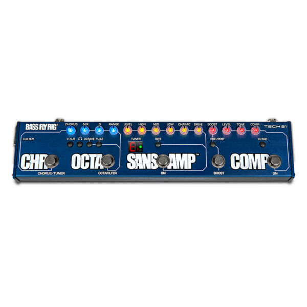 Tech 21 Bass Fly Rig: SansAmp, Comp, OCTAFILTER, Chorus, Boost
