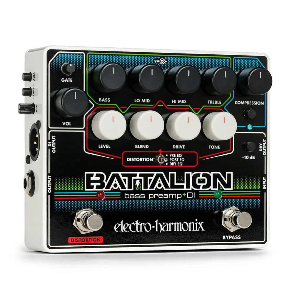 Electro-Harmonix Battalion Bass Preamp and DI Pedal
