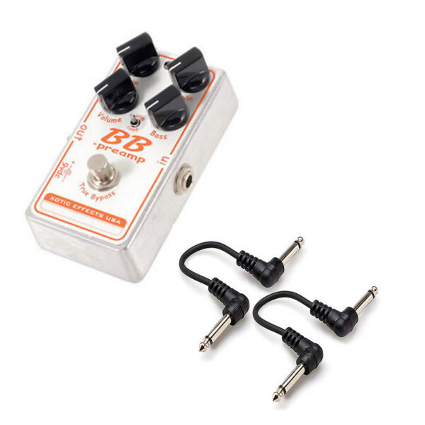 Xotic BBP-COMP BB Preamp Bundle w/ 2 Patch Cables