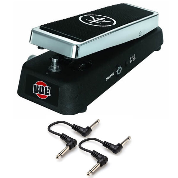 BBE Wah Pedal with Harmony Q Control + 2 Free 6" Cables