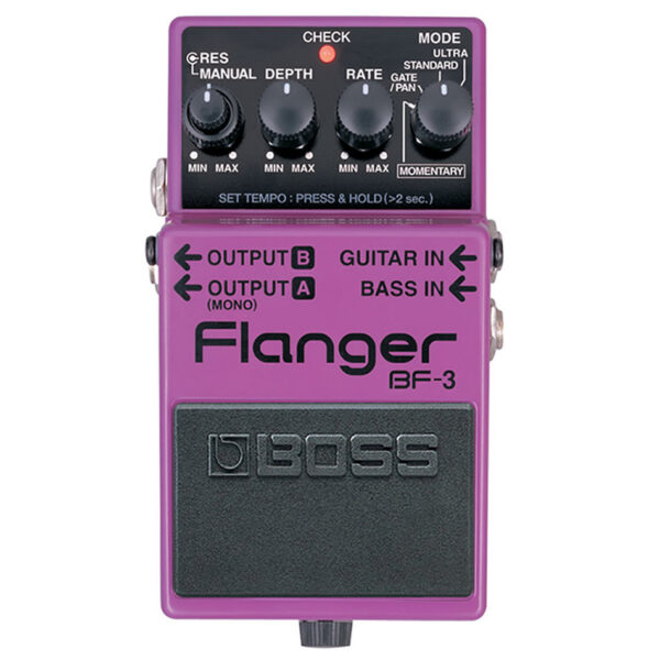 Boss BF-3 Flanger Pedal – Stereo Guitar & Bass