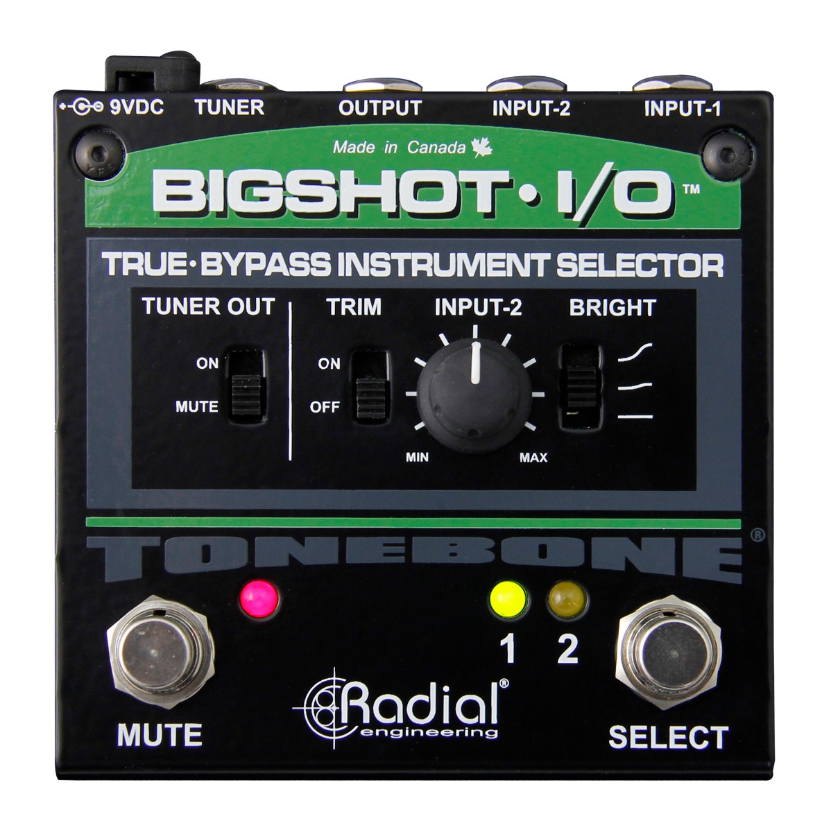Radial BigShot I/O True Bypass Instrument Selector