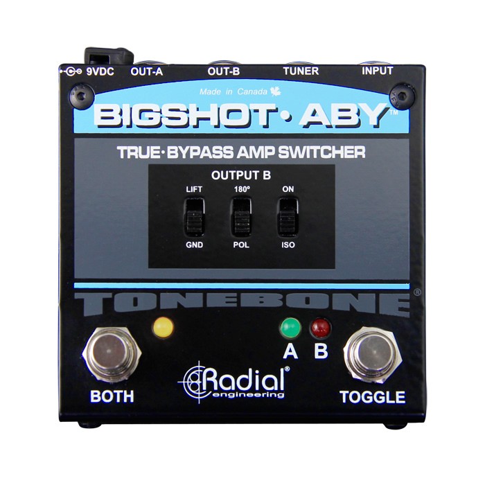Radial BigShot ABY Passive Switcher + 2x 6" Patch Cables - Image 2