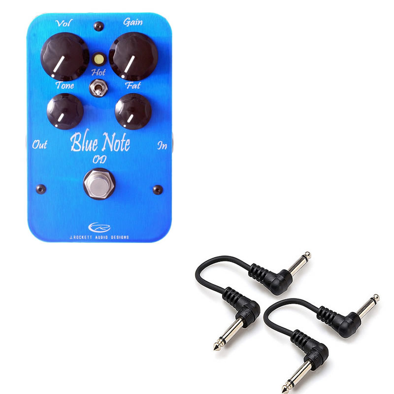 Rockett Blue Note Overdrive + 2x 6" Patch Cables