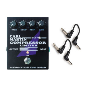 Carl Martin Compressor/Limiter Pedal + 2x 6" Patch Cables