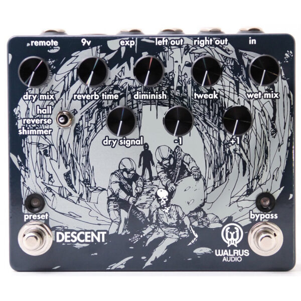 Walrus Audio Descent Reverb + Octave Pedal
