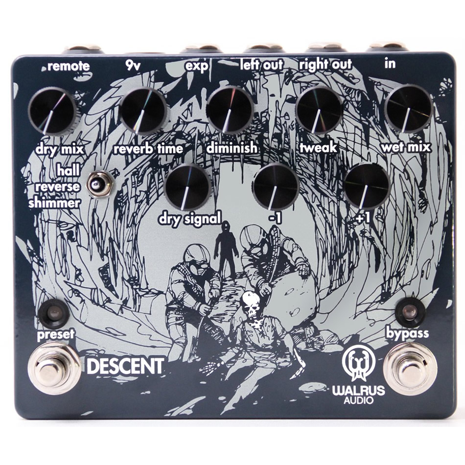 Walrus Audio Descent Reverb + Octave Pedal