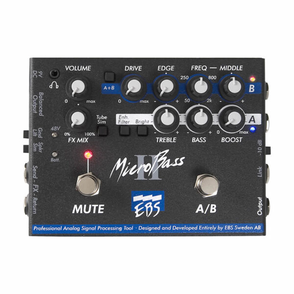 EBS MicroBass II Bass Preamp Pedal