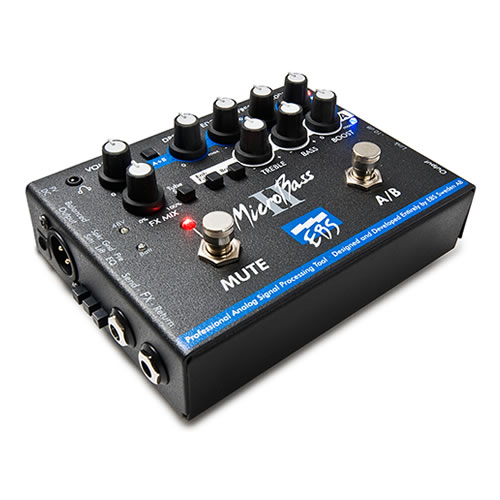 EBS MicroBass II 2-Channel Preamp/DI Pedal + Cables - Image 3