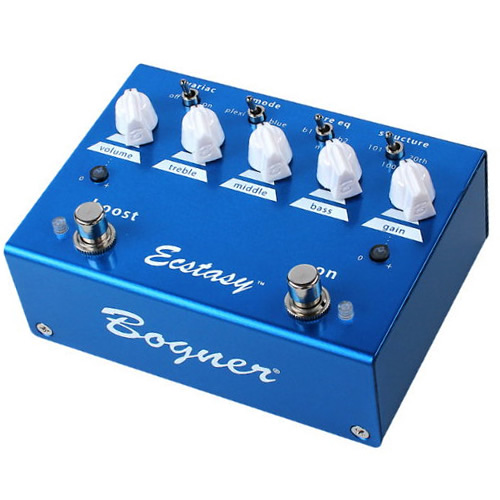 BOGNER Ecstasy Blue Overdrive Pedal + 2 Free Patch Cables - Image 3