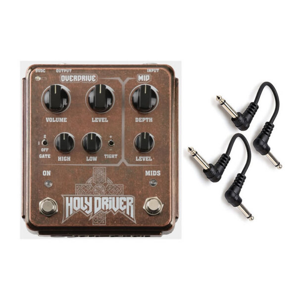 Egnater Holydriver Analog Distortion Pedal + Cables