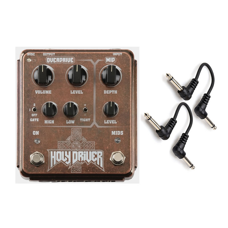 Egnater Holydriver Analog Distortion Pedal + Cables