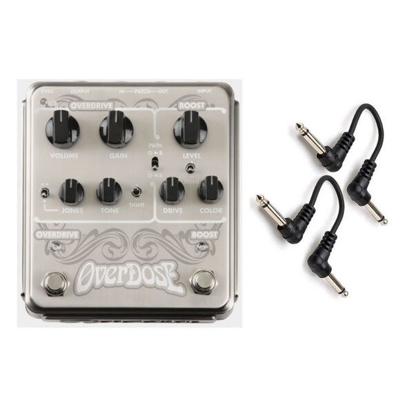 Egnater Overdose Analog Overdrive & Boost + Cables