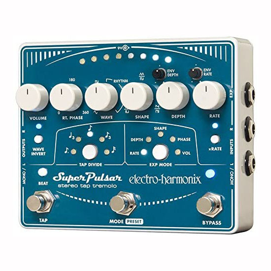 Electro-Harmonix Super Pulsar Stereo Tap Tremolo
