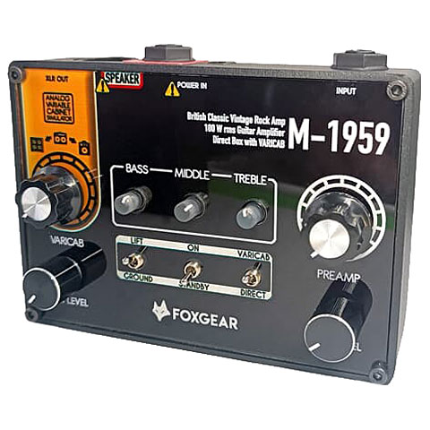 Foxgear M-1959 Miniamp/DI Box – 60s Marshall Tone