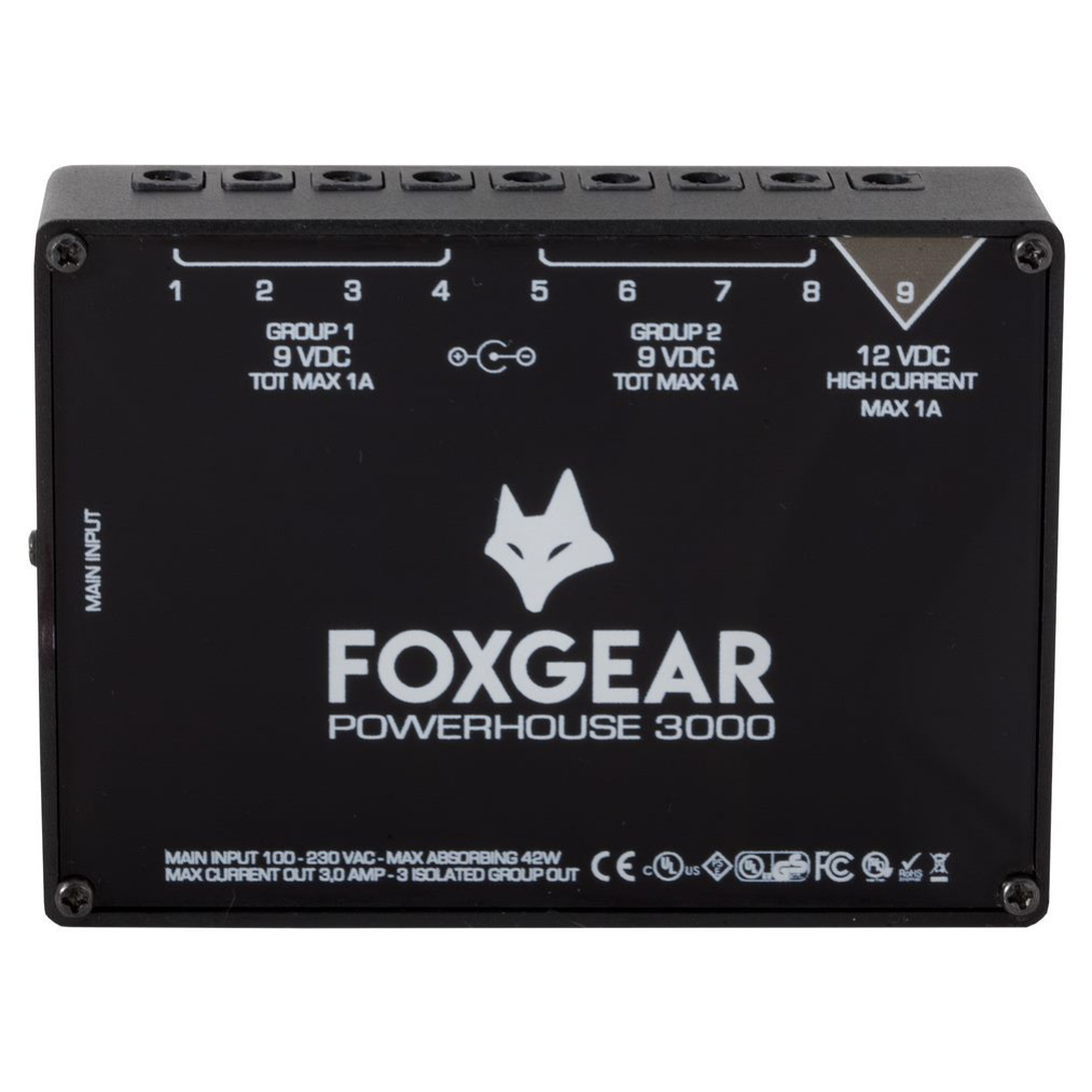 Foxgear POWERHOUSE 3000 - 9-Output 3A Power Supply