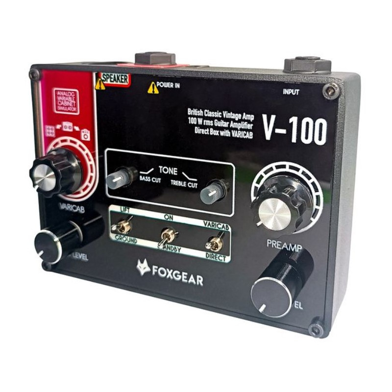 Foxgear V100 Miniamp/DI – British Vox-Style Tone