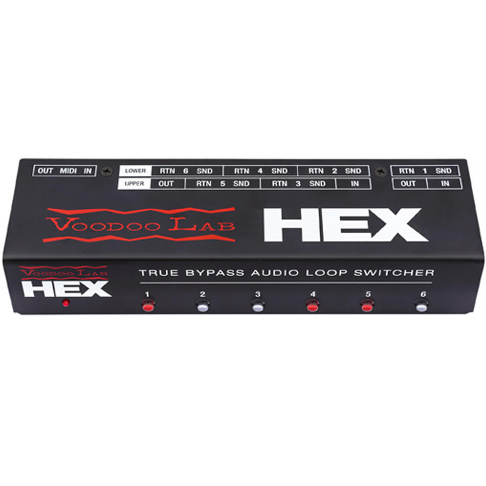 Voodoo Lab HEX True Bypass Loop Switcher