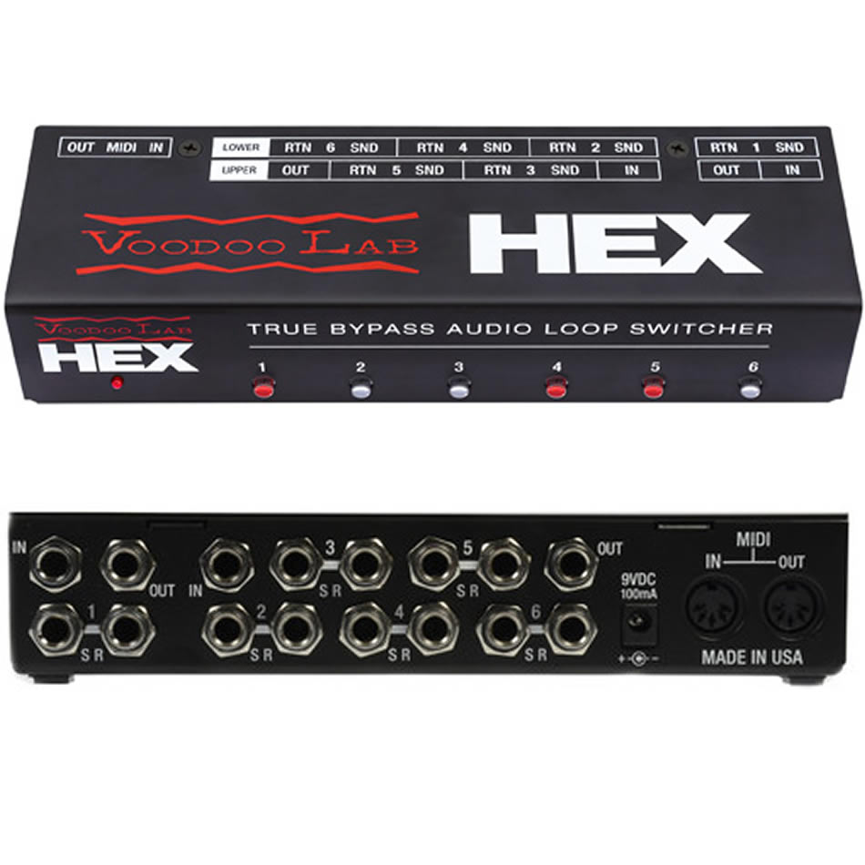 Voodoo Lab HEX True Bypass Loop Switcher - Image 2