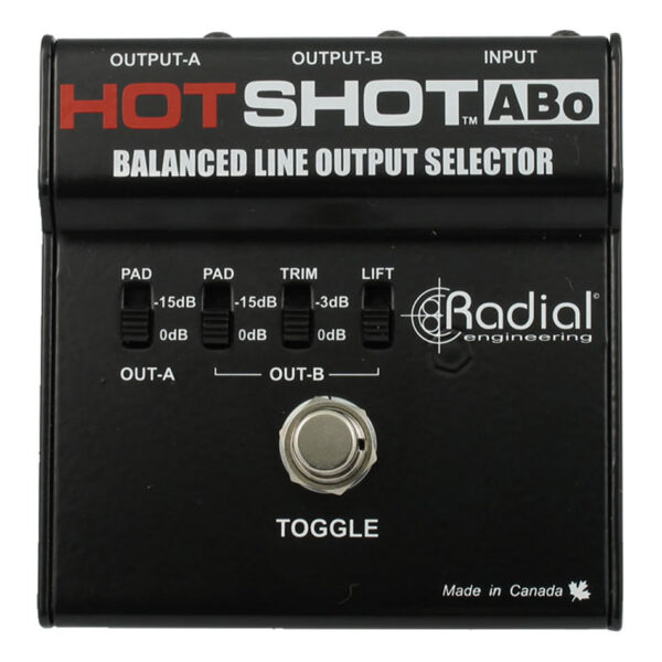 Radial Hot Shot ABo Mic & Line Output Selector