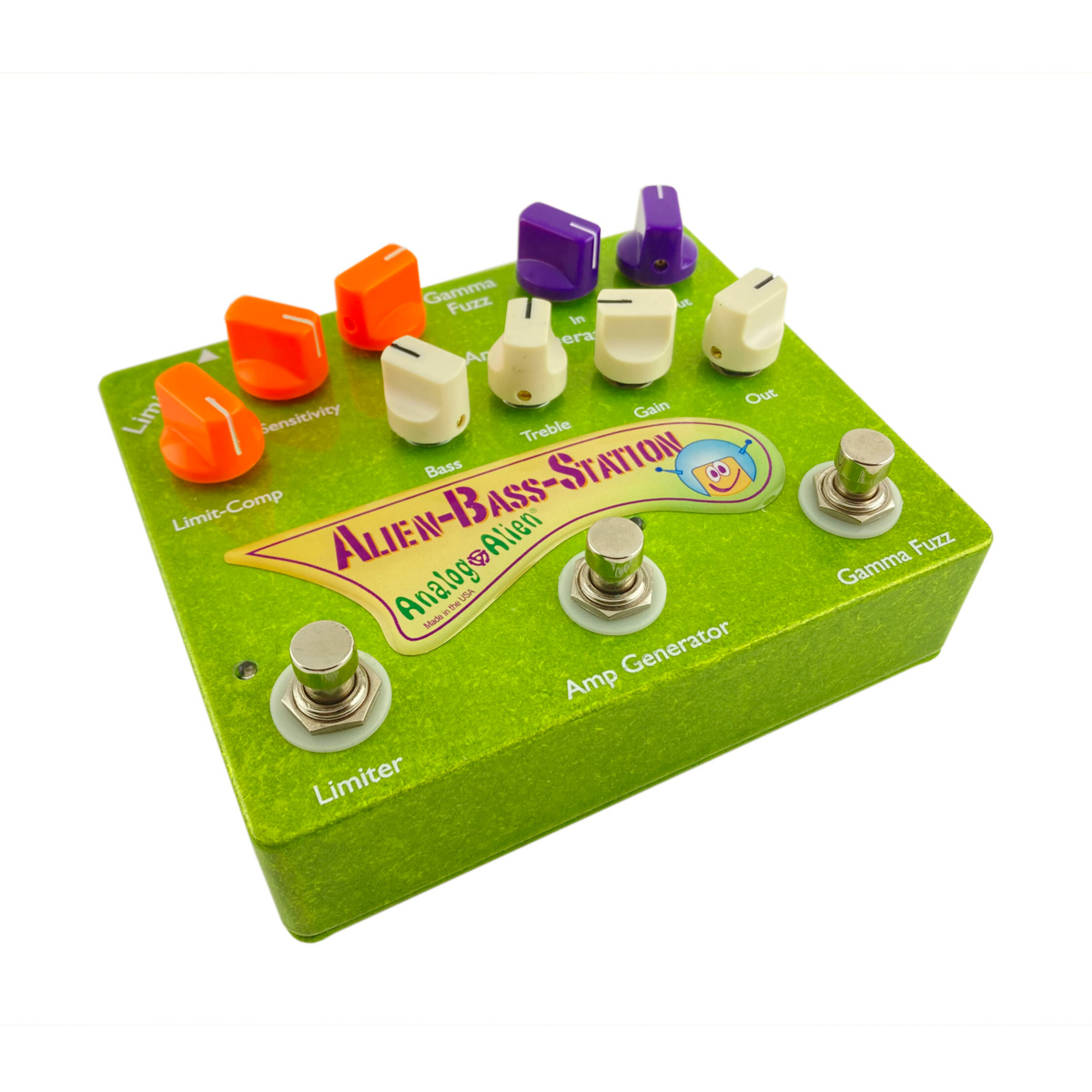 Analog Alien Bass Station – Comp, Amp & Fuzz Pedal - Image 3