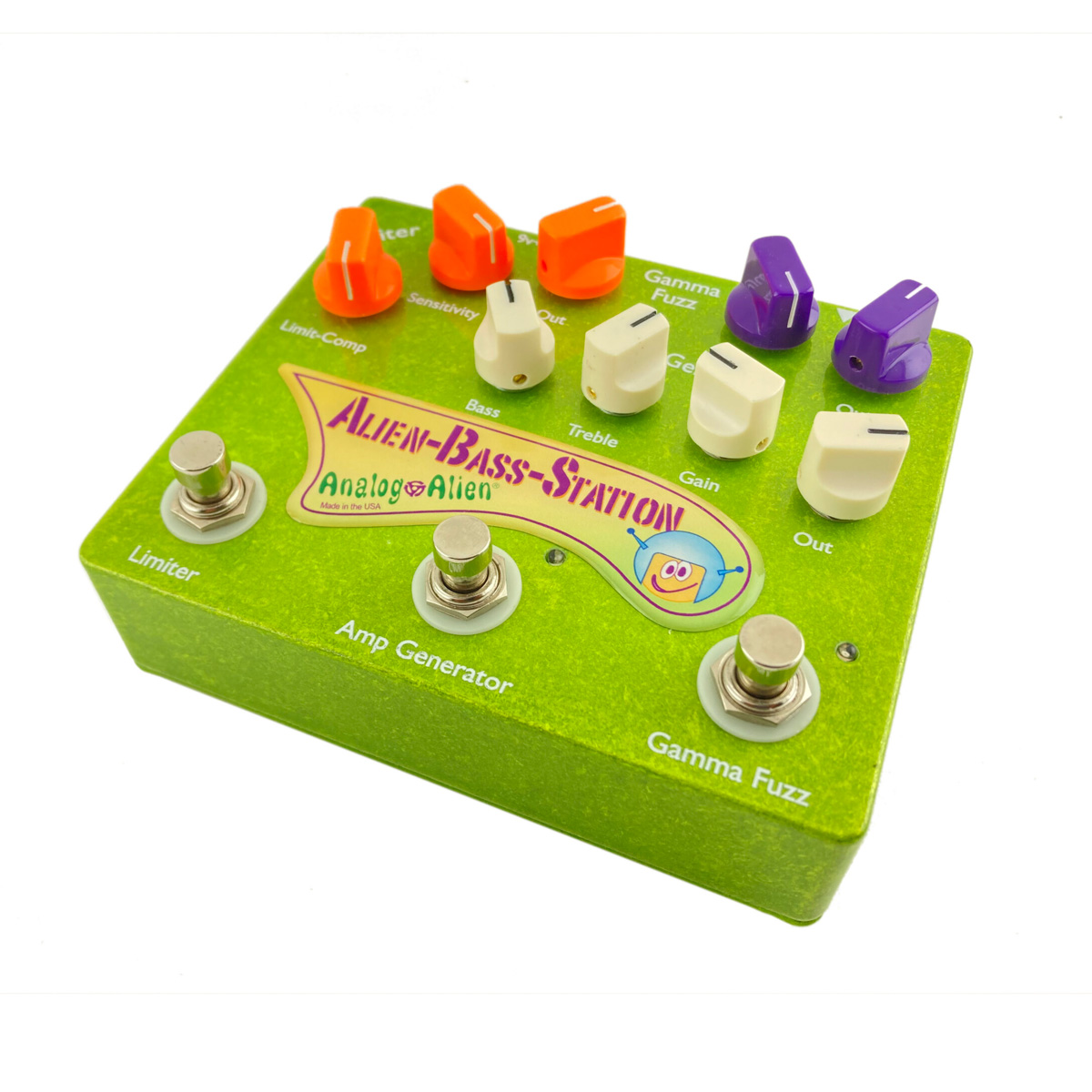 Analog Alien Bass Station – Comp, Amp & Fuzz Pedal
