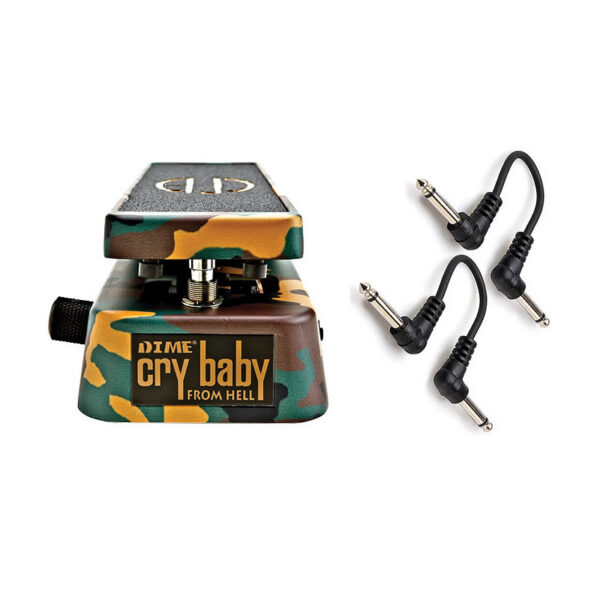 Jim Dunlop DB01 Cry Baby From Hell Wah + 2 Patch Cables