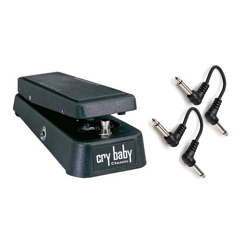 Dunlop GCB95 Original Crybaby Wah + 2 Patch Cables