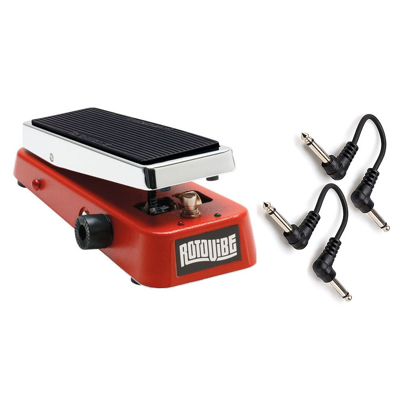 Jim Dunlop JD4S Rotovibe Pedal + Two Free 6" Cables