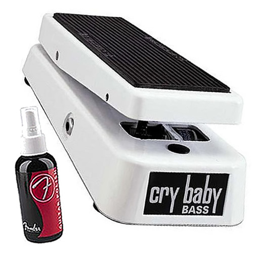 Dunlop 105Q Bass Crybaby Wah Pedal + Fender Polish - Image 2