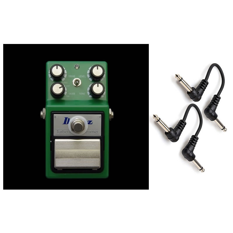 Keeley Modified Ibanez TS9DX Flexi 4x2 Overdrive + Cables