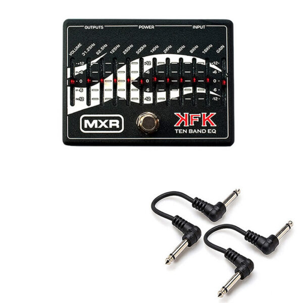 MXR KFK1 Kerry King 10 Band EQ w/ Dual Outs + 2x 6" Cables