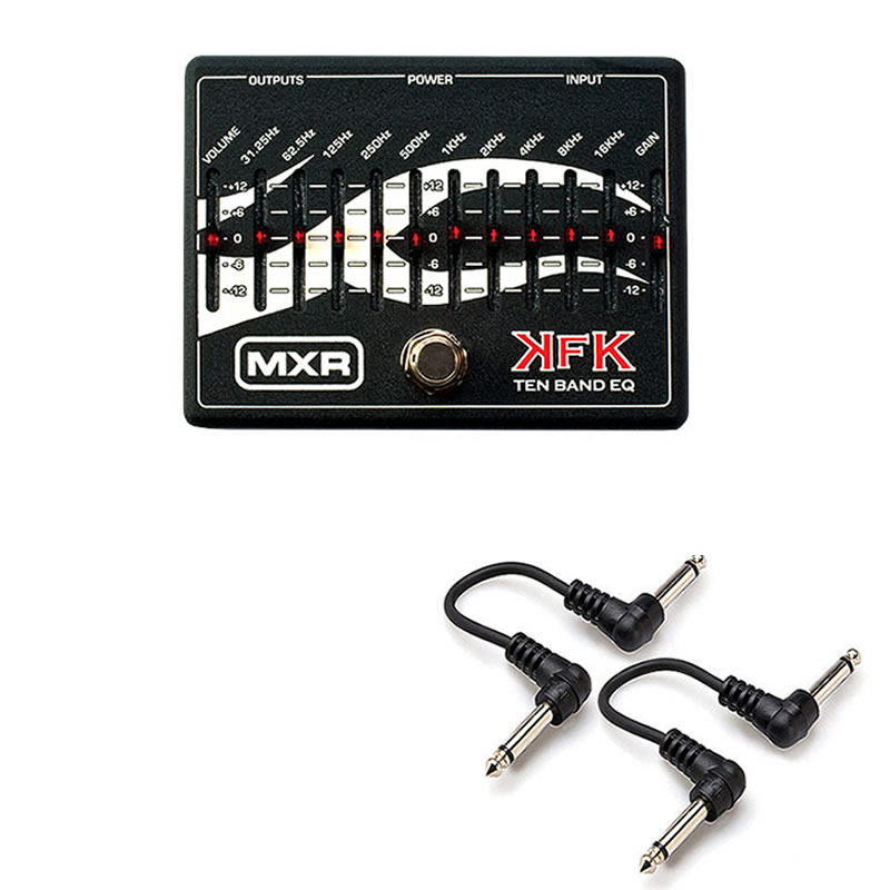 MXR KFK1 Kerry King 10 Band EQ w/ Dual Outs + 2x 6" Cables