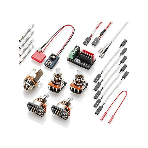 EMG KFK Pickup Set + MXR KFK1 EQ Bundle w/ Cable & Strings - Image 4