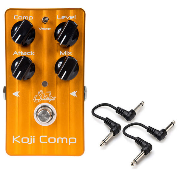 SUHR Koji Compressor Pedal + 2x 6" Patch Cables