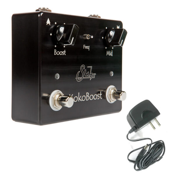 Suhr Koko Boost Clean Overdrive Pedal + 9V Adapter
