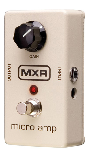 MXR M133 Micro Amp Boost Pedal + 2 Free 6" Cables - Image 2