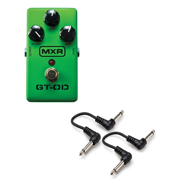 MXR M193 GT-OD Overdrive Pedal + 2x 6" Patch Cables
