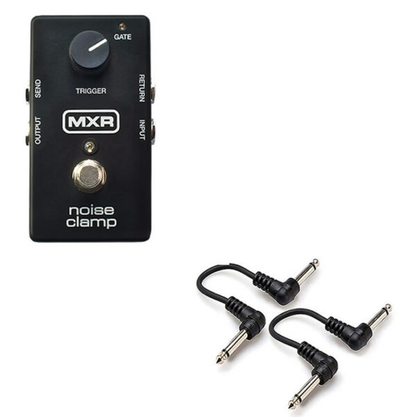 MXR M195 Noise Clamp Gate + 2x 6" Patch Cables