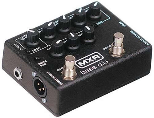 MXR M80 Bass DI + Distortion Pedal w/ 2 Patch Cables - Image 2