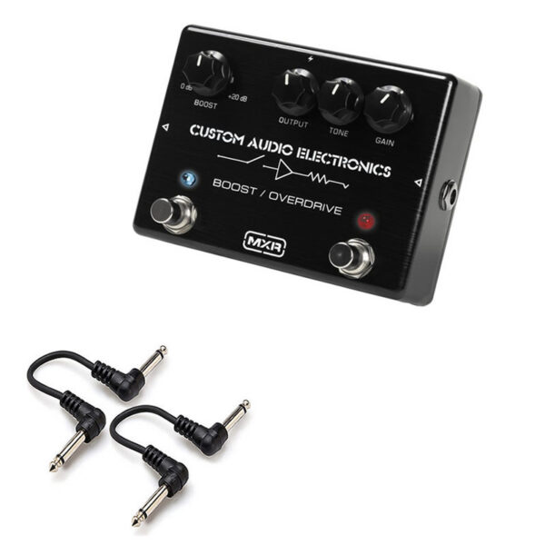 MXR MC402 CAE Boost/Overdrive Pedal + 2 Free 6" Cables