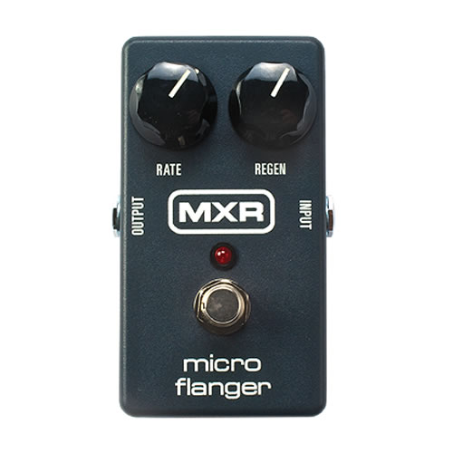 MXR M152 Micro Flanger Pedal + 2x 6" Patch Cables - Image 2