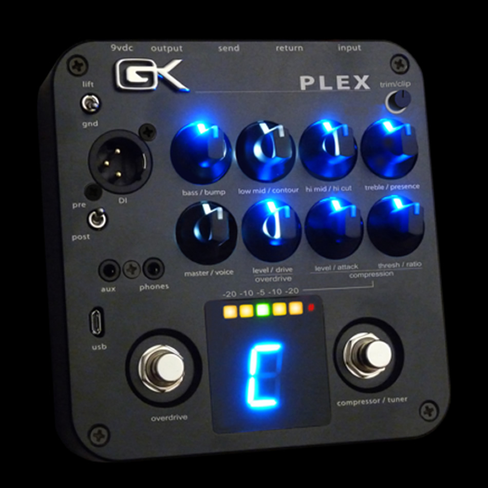 Gallien-Krueger PLEX Bass Preamp Pedal DI/EQ/Comp/USB - Image 2