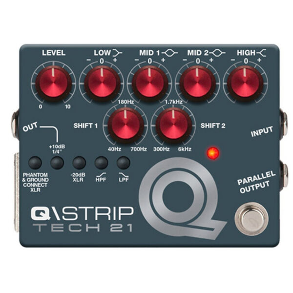 Tech 21 QStrip Parametric EQ & Instrument DI Pedal
